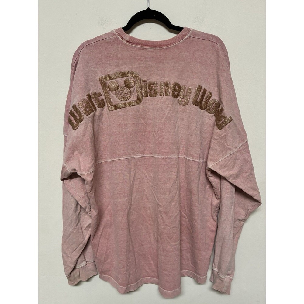 Walt Disney World Spirit Jersey Women’s Large Briar Rose Gold Oversized Girly